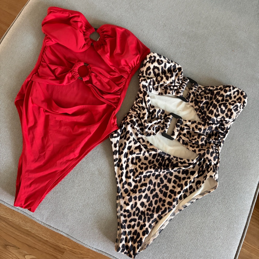 H&M One Piece Strapless Bikini Set